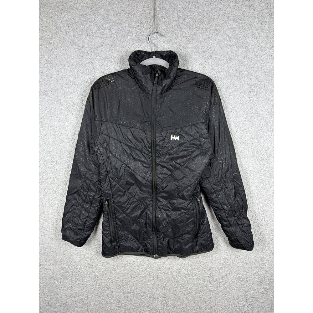 Helly Hansen Womens M Black Lightweight Insulated Full Zip Jacket Outdoor